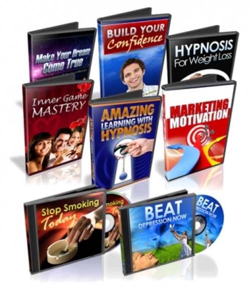 Product picture Eight Hypnosis Tracks (PLR license)