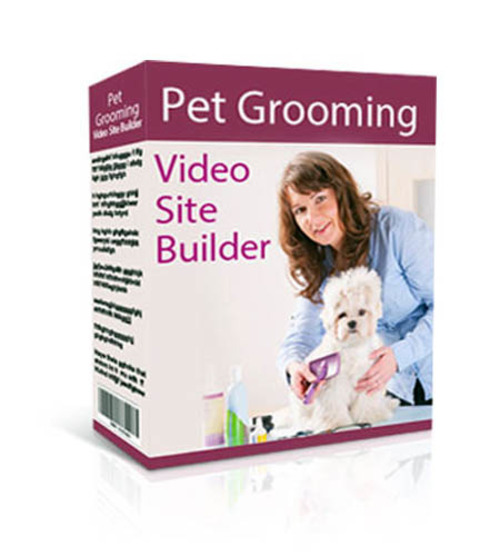 Product picture Pet Grooming Video Site Builder 